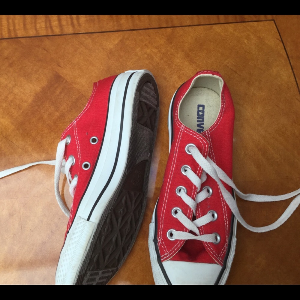 Converse red sneakers. Size 51/2 women’s